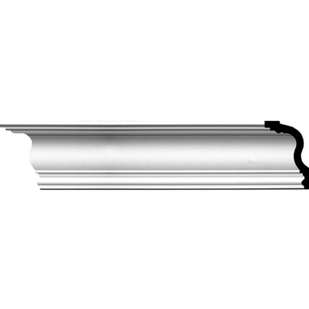 Ekena Millwork SAMPLE - 5 1/8"H x 3 1/8"P x 6"F x 12"L Niobe Traditional Crown Moulding SAMPLE-MLD05X03X06NI